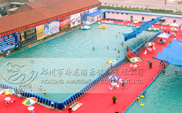 有不同需求 郑州卧龙游乐多款移动游泳池任你选