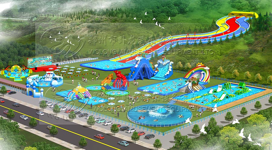 移动水上乐园规划设计时需要规划的三个区域