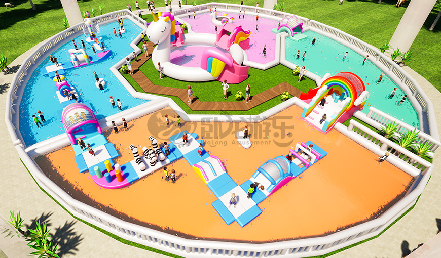 独角兽彩虹水池