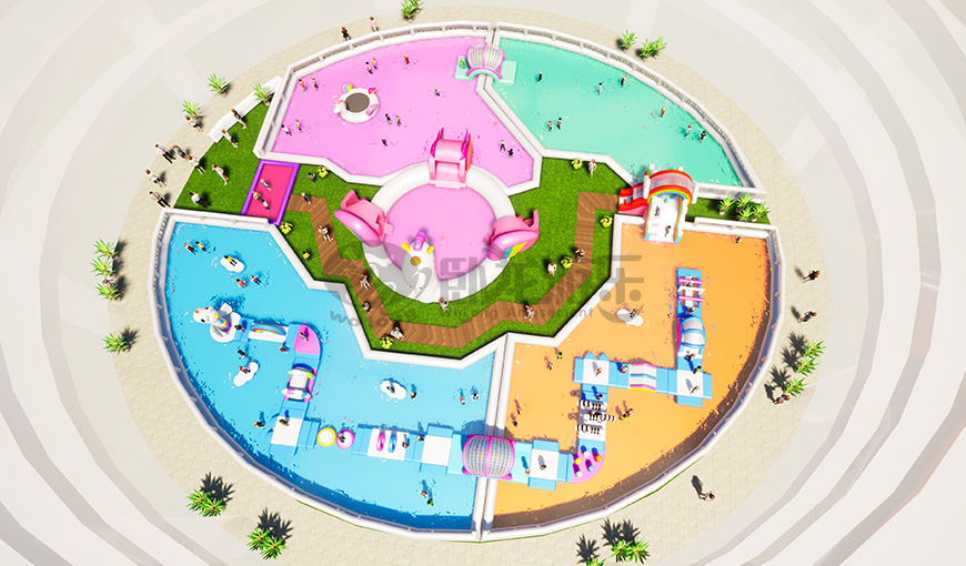 独角兽彩虹水池