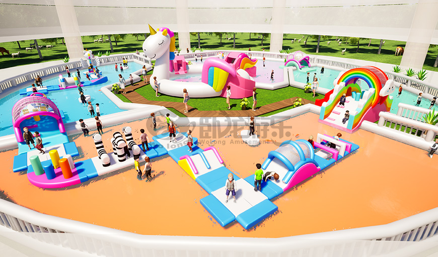 独角兽彩虹水池